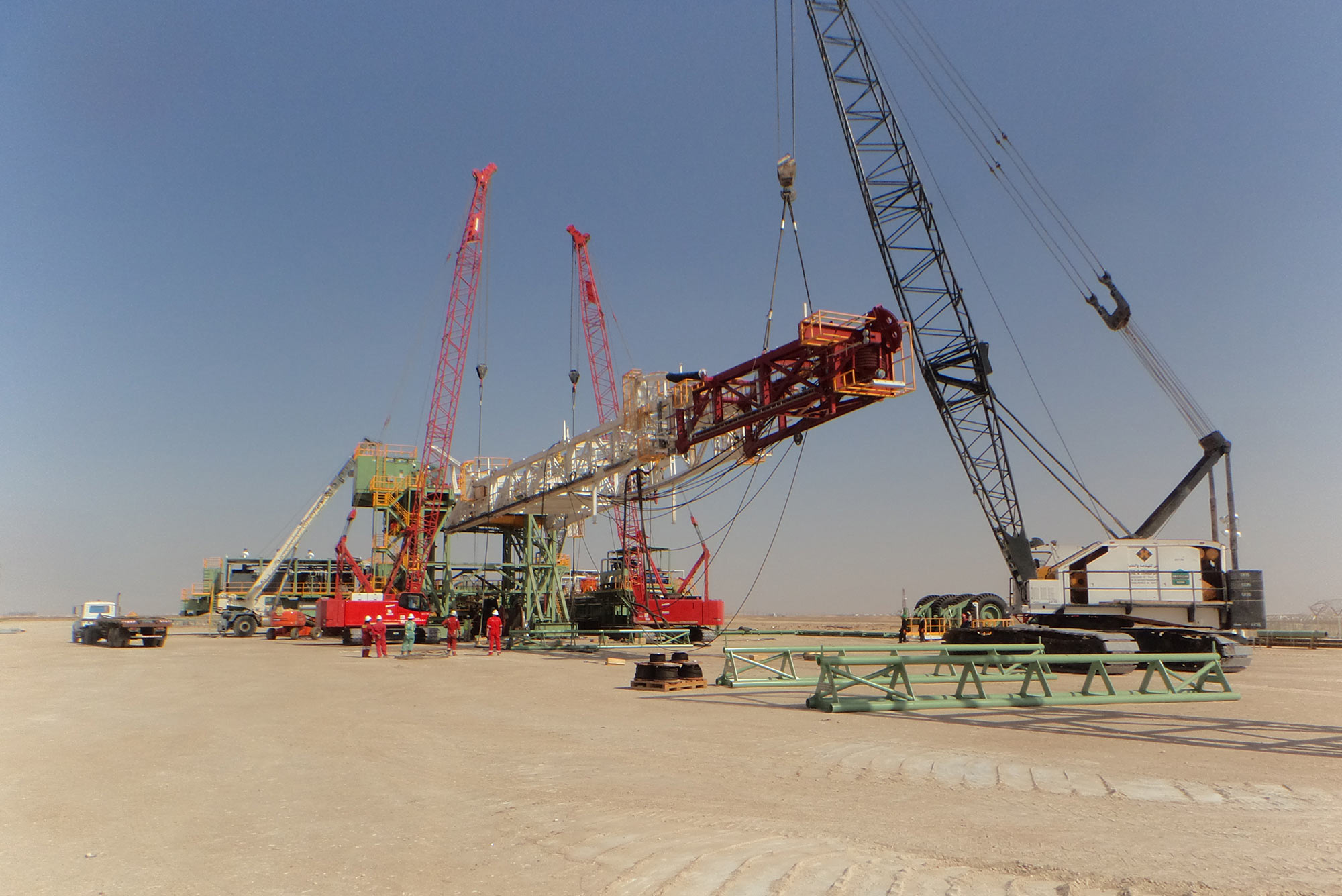Field operations at project site
